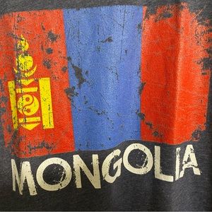 💋 Female Large Male Medium Mongolia 🇲🇳 flag T-shirt XLarge